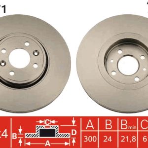 Disc frana TRW DF4371 – RENAULT | AutoRival