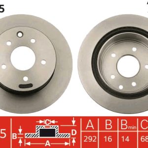 Disc frana TRW DF4745 – RENAULT | AutoRival
