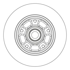 Disc frana TRW DF6549BS – RENAULT | AutoRival