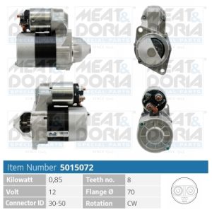 Electromotor MEAT DORIA 5015072 – RENAULT | AutoRival