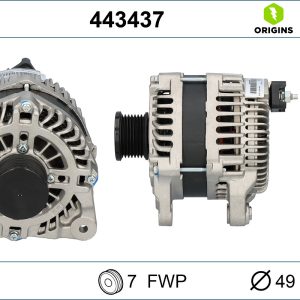 Alternator VALEO 443437 – RENAULT | AutoRival