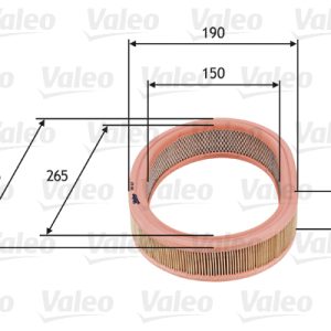Filtru aer VALEO 585627 – RENAULT | AutoRival