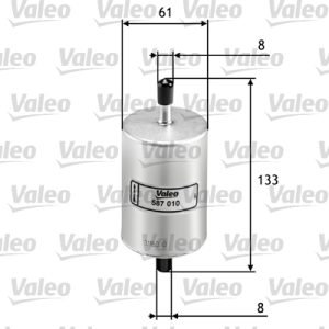 Filtru combustibil VALEO 587010 – RENAULT | AutoRival