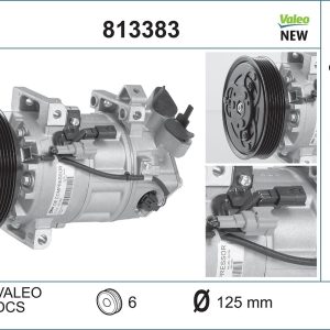 Compresor climatizare VALEO 813383 – RENAULT | AutoRival