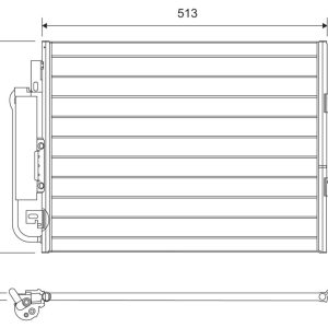 Condensator climatizare VALEO 814061 – RENAULT | AutoRival