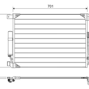 Condensator climatizare VALEO 822605 – RENAULT | AutoRival