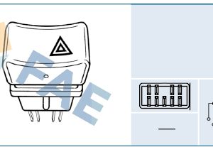 Comutator lumini de avarie FAE 61270 – RENAULT | AutoRival