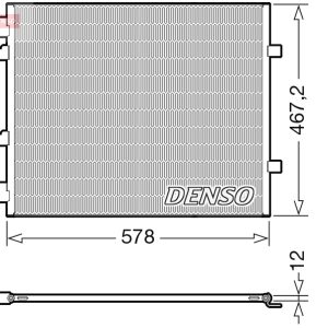 Condensator climatizare DENSO DCN20042 – RENAULT | AutoRival