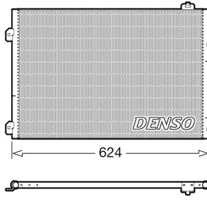 Condensator climatizare DENSO DCN23027 – RENAULT | AutoRival