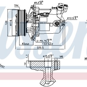 Compresor climatizare NISSENS 890042 – RENAULT | AutoRival