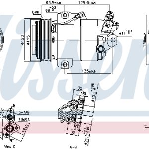 Compresor climatizare NISSENS 891012 – RENAULT | AutoRival
