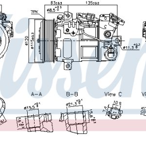 Compresor climatizare NISSENS 891017 – RENAULT | AutoRival
