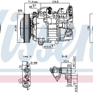 Compresor climatizare NISSENS 891043 – RENAULT | AutoRival
