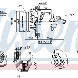 Compresor climatizare NISSENS 891074 – RENAULT | AutoRival