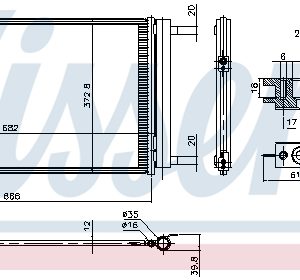 Condensator climatizare NISSENS 941386 – RENAULT | AutoRival