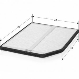 Filtru aer habitaclu TECNECO FILTERS CK5848 – RENAULT | AutoRival