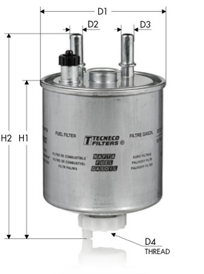 Filtru combustibil TECNECO FILTERS GS9022 – RENAULT | AutoRival