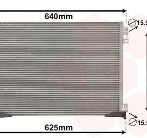 Condensator climatizare VAN WEZEL 43005400 – RENAULT | AutoRival