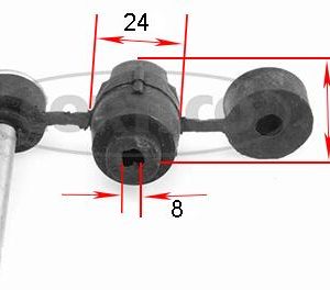 Bucsa bara stabilizatoare CORTECO 21652487 – RENAULT | AutoRival