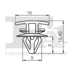 Clips acoperire decorativa si protectie FA1 22-40040.5 – RENAULT | AutoRival