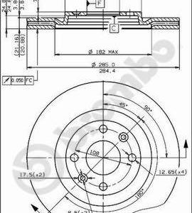 Disc frana BREMBO 09.4626.20 – RENAULT | AutoRival