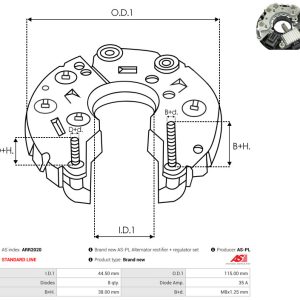 Alternator AS-PL A2039SR – RENAULT | AutoRival