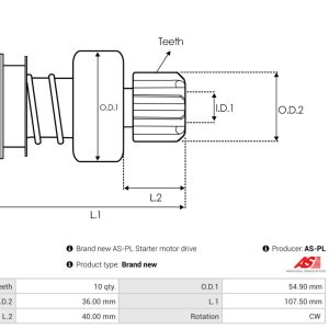 Alternator AS-PL A5586S – RENAULT | AutoRival