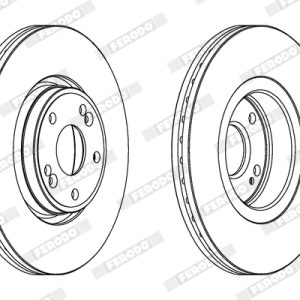 Disc frana FERODO DDF1205C – RENAULT | AutoRival