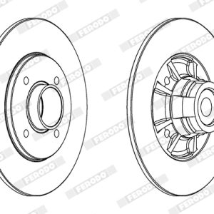 Disc frana FERODO DDF1517-1 – RENAULT | AutoRival