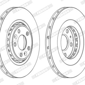 Disc frana FERODO DDF1727C – RENAULT | AutoRival