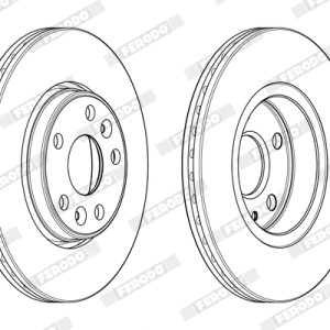 Disc frana FERODO DDF1978C – RENAULT | AutoRival