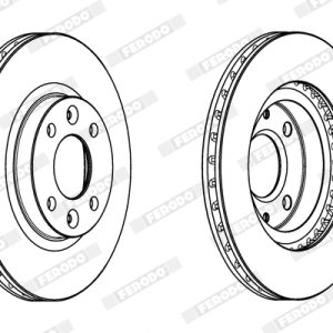Disc frana FERODO DDF2327 – RENAULT | AutoRival