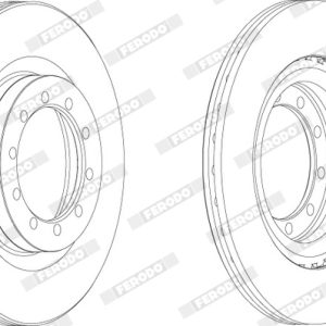 Disc frana FERODO FCR183A – RENAULT | AutoRival