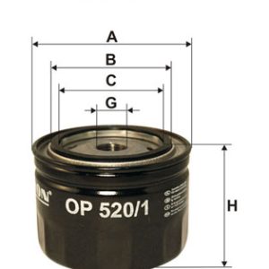 Filtru ulei FILTRON OP 520/1 – RENAULT | AutoRival