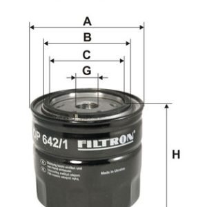 Filtru ulei FILTRON OP 642/1 – RENAULT | AutoRival