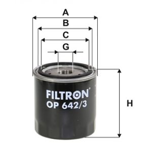 Filtru ulei FILTRON OP 642/3 – RENAULT | AutoRival