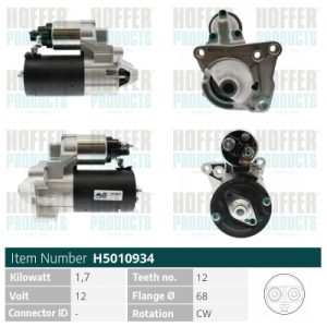 Electromotor HOFFER H5010934 – RENAULT | AutoRival
