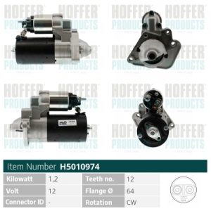 Electromotor HOFFER H5010974 – RENAULT | AutoRival