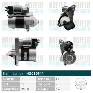 Electromotor HOFFER H5015311 – RENAULT | AutoRival