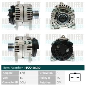 Alternator HOFFER H5510602 – RENAULT | AutoRival