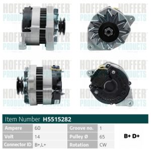 Alternator HOFFER H5515282 – RENAULT | AutoRival