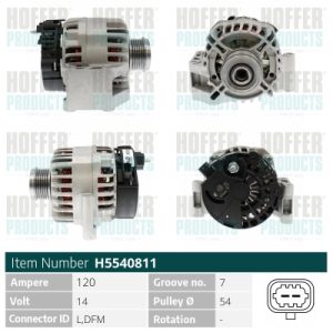 Alternator HOFFER H5540811 – RENAULT | AutoRival