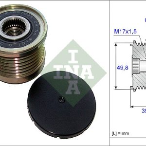Fulie alternator INA 535 0146 10 – RENAULT | AutoRival