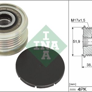 Fulie alternator INA 535 0346 10 – RENAULT | AutoRival