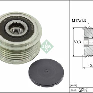 Fulie alternator INA 535 0374 10 – RENAULT | AutoRival