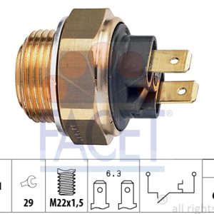 Comutator temperatura ventilator radiator FACET 7.5034 – RENAULT | AutoRival
