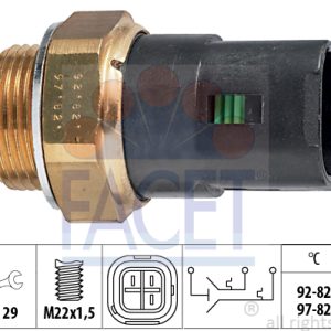 Comutator temperatura ventilator radiator FACET 7.5628 – RENAULT | AutoRival