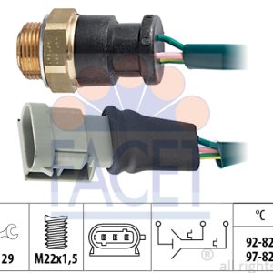 Comutator temperatura ventilator radiator FACET 7.5662 – RENAULT | AutoRival