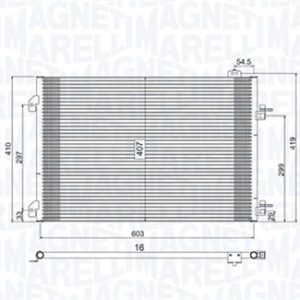 Condensator climatizare MAGNETI MARELLI 350203803000 – RENAULT | AutoRival