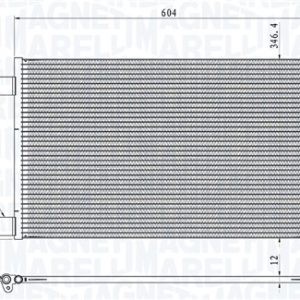 Condensator climatizare MAGNETI MARELLI 350203860000 – RENAULT | AutoRival